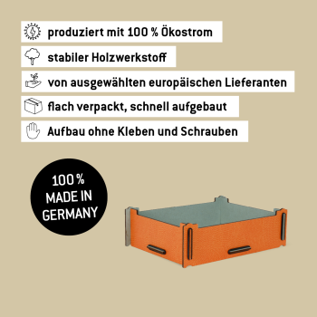 Kleine Aufbewahrungsbox: Produktion in Deutschland mit 100 % Ökostrom