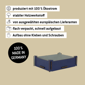 Kleine Aufbewahrungsbox: Produktion in Deutschland mit 100 % Ökostrom