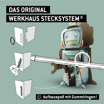 Stiftebuddy Roboter Ron-i als Geschenk für Schule, Büro und kreative Projekte