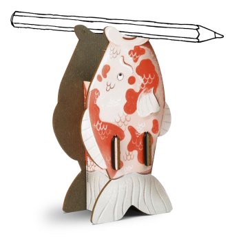 Koi Yoko als Stiftehalter für Schreibtisch und Büro