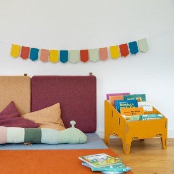 Dekowimpel Happy Birthday auch für eigene Anlässe oder als bunte Dekowimpel