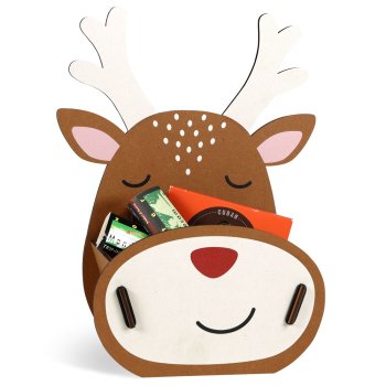 Preview: Rentier Box für Nikolaus und Weihnachten zum Befüllen
