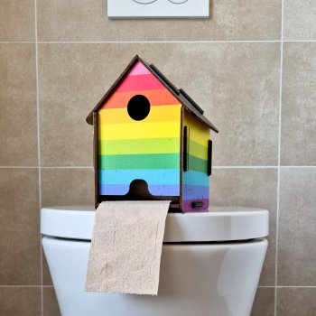 Preview: Toilettenrollenhalter WELCOME