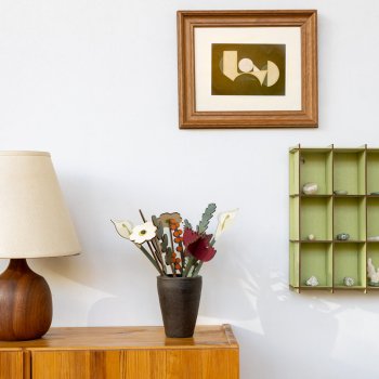 Winterblumen aus Holz