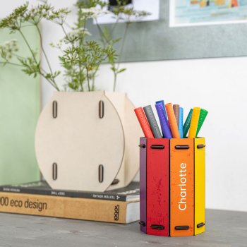 Preview: Individuelle Stiftebox in WELCOME-FarbenVorderseite