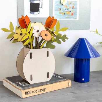 Preview: Trockenblumenvase Creme