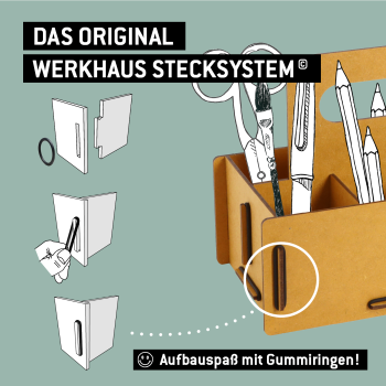 Preview: Tragekiste Stiftebox mit WERKHAUS-Stecksystem