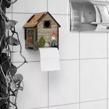 Toilettenpapierhalter Haus mit Efeu | WERKHAUS