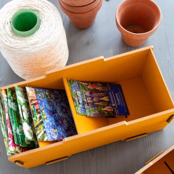 Aufbewahrung für Saatgut