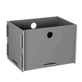 Sortierbox 2er-Set dunkelgrau