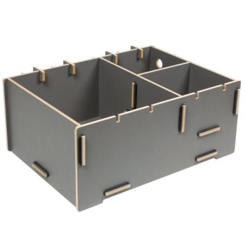Organisationsbox mit drei Fächern