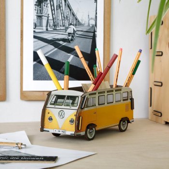 Stiftebox VW T1 Bus in gelb | WERKHAUS