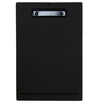 Klemmbrett mit Gummiband schwarz