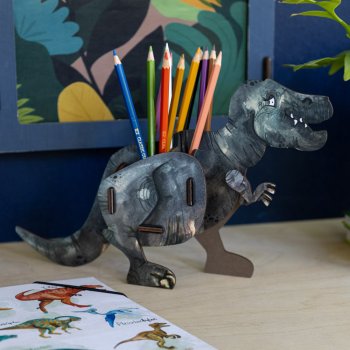 Dinosaurier-Stiftebox T-Rex