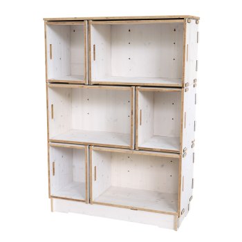Highboard aus Werkboxen