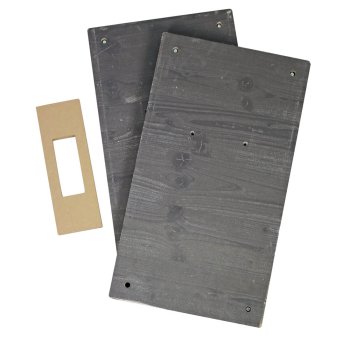 Sockelfüße 2er-Set grau für Werkbox-Schreibtisch