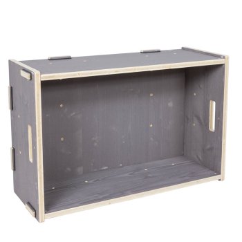 Regalbaustein für erweiterbare Bücherregale aus Holz | Regalsystem WERKBOX