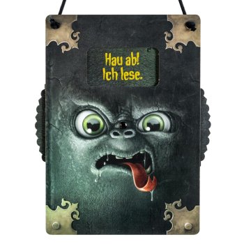 Türschild - Das kleine Böse Buch "Hau ab! Ich lese."