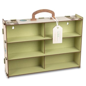 Wandregal Koffer für Tonies Pistaziengrün