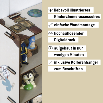 Aufbewahrung für Tonies und Spielsachen