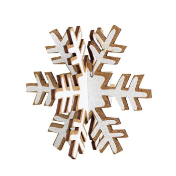 Weihnachtsbaumschmuck Schneeflocke von WERKHAUS