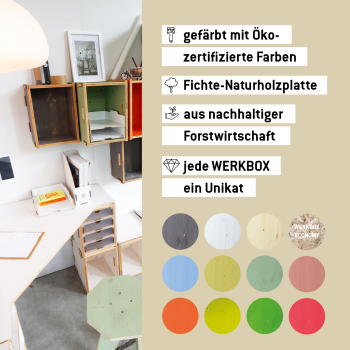 Farbauswahl Werkboxen