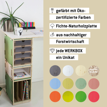 Farbauswahl Werkboxen