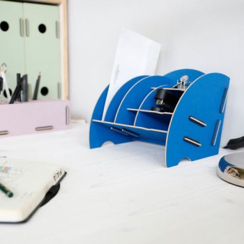 Mini Organizer in Himmelblau
