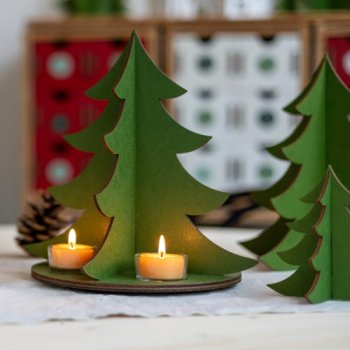Kerzenhalter für Weihnachten