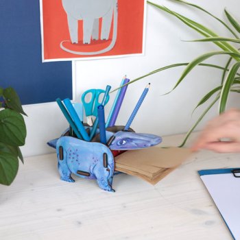 Stiftebox mit Zettelablage