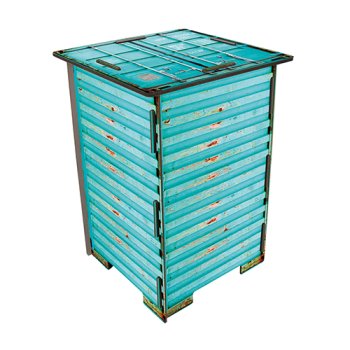 Sitzhocker mit Container-Design | WERKHAUS