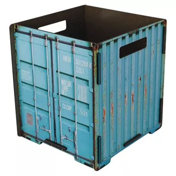Container Papierkorb| türkis