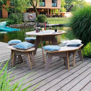 Kleiner Holztisch Gartentisch WERKHAUS Shop