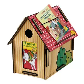 Pixi-Buch Häuschen für die Aufbewahrung von kleinen Büchern im Kinderzimmer | WERKHAUS