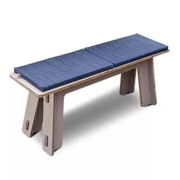 Sitzbank für den Gartentisch ohne Lehne aus Holz