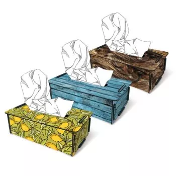 Taschentuchbox: Tissue-Box im 3er-Set zum Verschenken | WERKHAUS