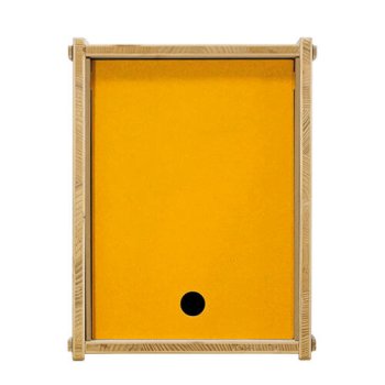 WERKBOX Modul - Klappe 3er-Fach in gelb