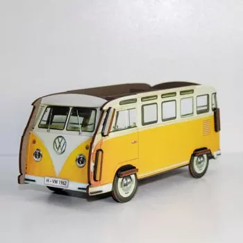 Stiftebox VW T1 Bus in gelb | WERKHAUS