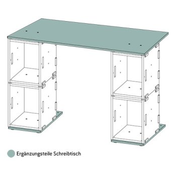 Schreibtisch-Ergänzung für WERKBOX