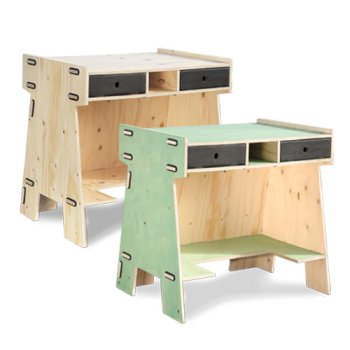 Schreibtisch für Büro-Lounge aus Holz