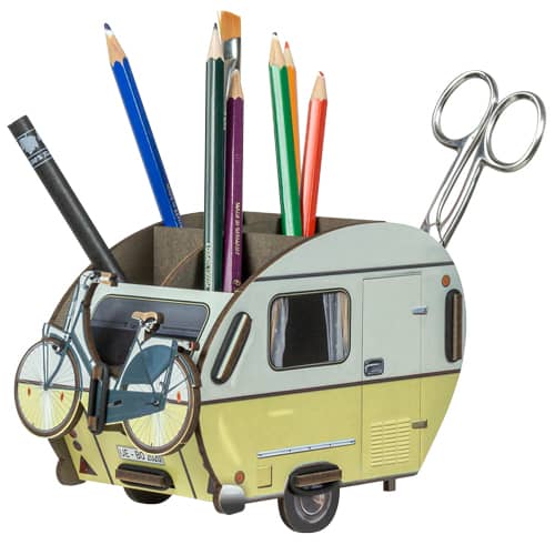 Stiftebox als Mini-Wohnwagen