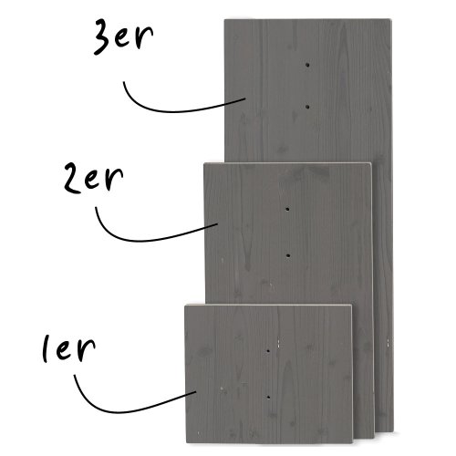 3er Regalboden WERKBOX Fichte Grau | Second Hand