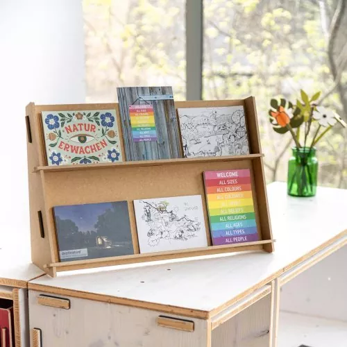 Postkartenständer für Verkaufstresen