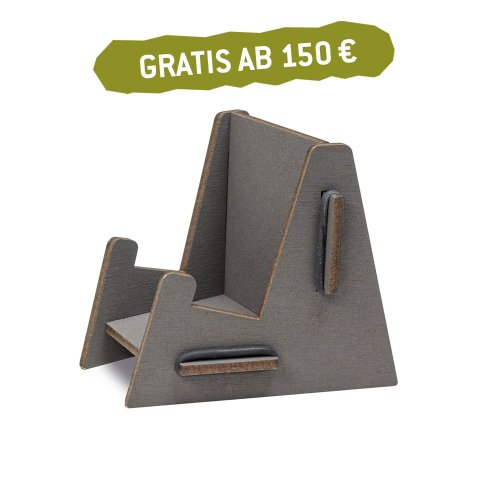 Gratis Handy Ständer dunkelgrau