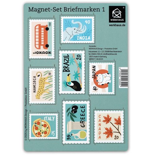 Magnet-Set Briefmarken 1