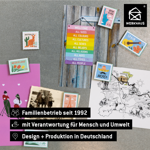 Briefmarken Magnet-Set