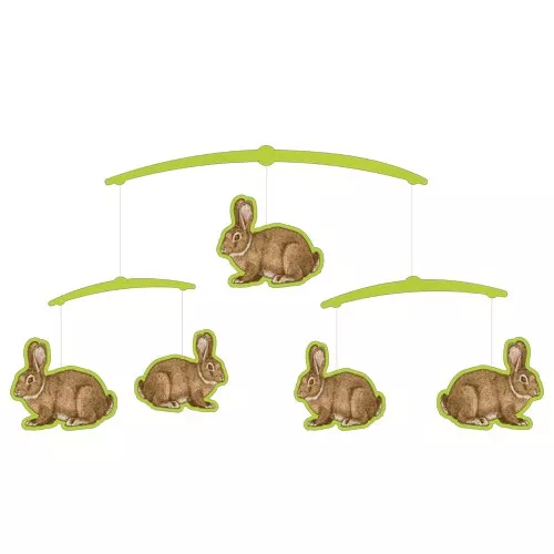 Osterhasen als Mobile zum Aufhängen