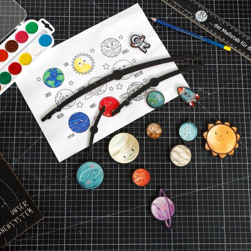 Mobile für Babys und Kleinkinder mit Sonnensystem