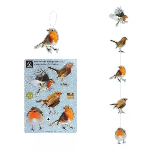 Weihnachtsgirlande Vögel von WERKHAUS