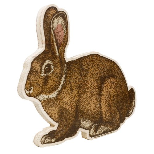 Osterhase mittelgroß aus Dreischichtholz